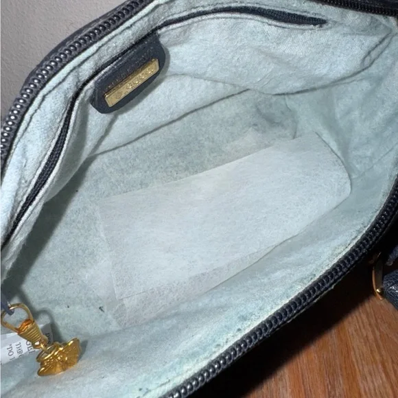 Gucci Navy and Cream Boston handbag with Certificate of authenticity - Picture 12 of 12